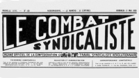 Journal de la Confédération générale du travail Syndicaliste révolutionnaire de 1926 à 1939 En-tête du numéro 105 du 17 mai 1935