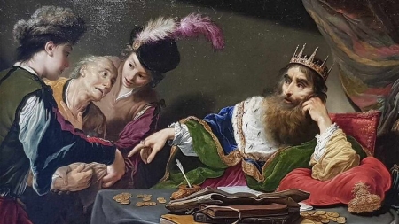 Crésus réclamant le tribut à un paysan de Lydie