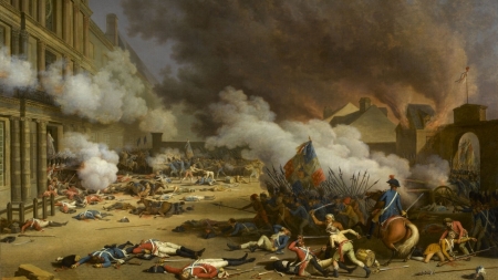 La prise des Tuileries la 10 août 1792