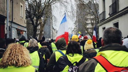 Manifestation de Gilets jaunes à Tours le 2 février 2019