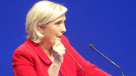 Meeting de Marine Le Pen à Lille le dimanche 26 mars 2017 pour l'élection présidentielle