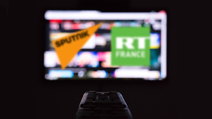 Censure des chaînes d'information russes Sputnik et RT France