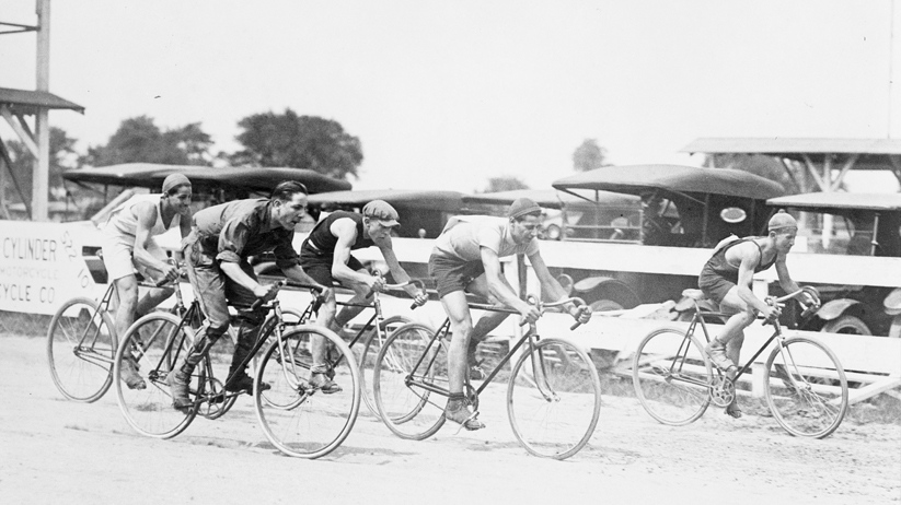Course cycliste près de Washington en 1922
