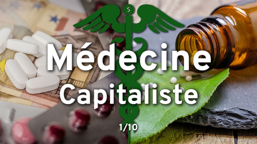 Montage lobby pharmaceutique et pseudo science