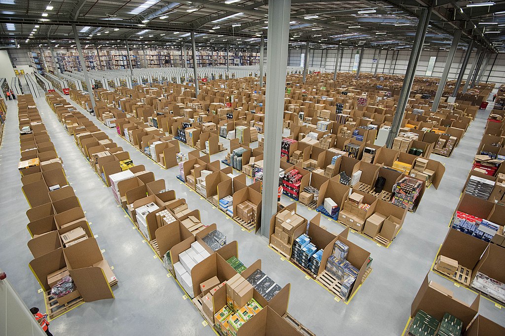 Entrepôt d'Amazon en Ecosse